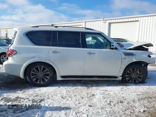2019 Nissan Armada Platinum with VIN JN8AY2NE9K9759942, listed as a IAAI auction lot 41348179 with 114,902 mi miles. Bid and sale history available at carsss.com. Image 14.