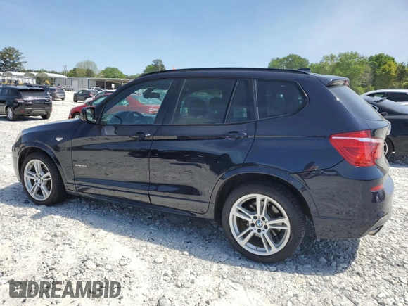 2014 BMW X3 xDrive35i with VIN 5UXWX7C53EL984609, listed as a Copart auction lot 53712325 with 138,180 mi miles and Salvage Title. Bid and sale history available at DreamBid. Image 2.