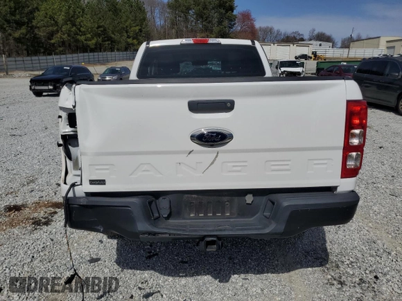 2019 Ford Ranger XL with VIN 1FTER1EHXKLA06339, listed as a Copart auction lot 48296695 with 136,499 mi miles and Salvage Title. Bid and sale history available at carsss.com. Image 6.