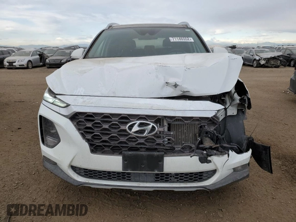 2019 Hyundai Santa Fe Ultimate with VIN 5NMS5CAA8KH022544, listed as a Copart auction lot 71146552 with 46,417 mi miles. Bid and sale history available at carsss.com. Image 5.