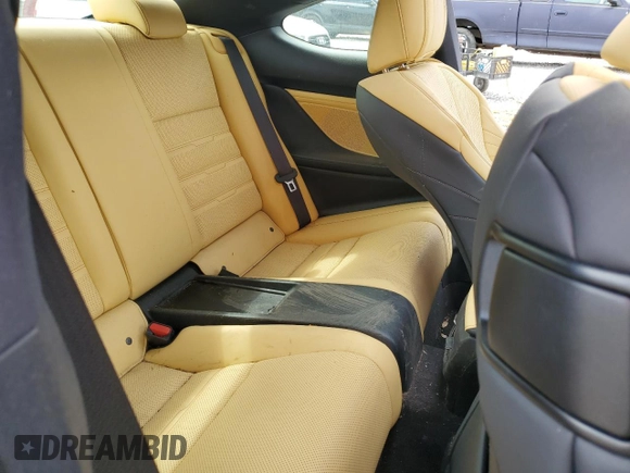 2017 Lexus RC 350 z VIN JTHHE5BC2H5017176, wystawiony jako Copart lot #55018305 z przebiegiem Nie podano mil oraz Szkoda całkowita • Salvage title. Historia ofert i sprzedaży dostępna na DreamBid. Obrazek 10.