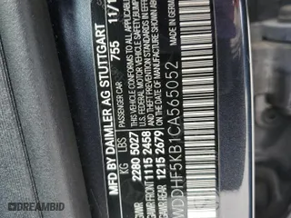 2012 Mercedes-Benz E-Class E 350 Luxury with VIN WDDHF5KB1CA565052, listed as a Copart auction lot 47749595 with 229,564 mi miles and Salvage Title. Bid and sale history available at carsss.com. Image 12.