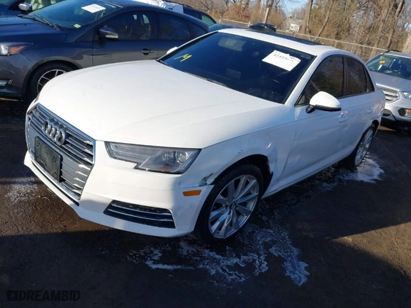 2017 Audi A4 ultra Premium with VIN WAUGMAF48HN042916, listed as a IAAI auction lot 41415971 with 103,367 mi miles. Bid and sale history available at carsss.com. Image 2.