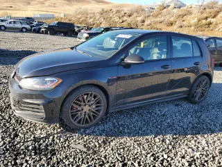 2021 Volkswagen Golf GTI S with VIN 3VW6T7AU7MM005305, listed as a Copart auction lot 76775764 with 51,623 mi miles and Salvage Title. Bid and sale history available at carsss.com. Image 1.