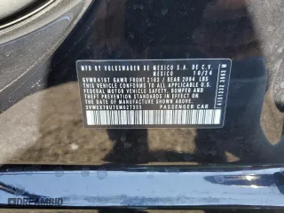 2025 Volkswagen Jetta SE with VIN 3VWEX7BU7SM027333, listed as a Copart auction lot 51335595 with 3,501 mi miles and Clean Title. Bid and sale history available at carsss.com. Image 12.