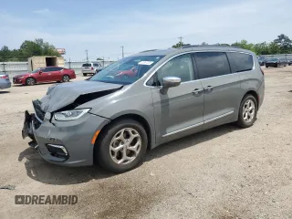 2022 Chrysler Pacifica Limited with VIN 2C4RC1GG3NR114854, listed as a Copart auction lot 57687335 with 82,909 mi miles and Salvage title. Bid and sale history available at DreamBid. Image 1.