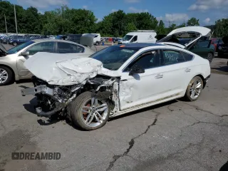 2019 Audi A5 Sportback Premium with VIN WAUANCF5XKA063899, listed as a Copart auction lot 63828655 with Not provided miles and Salvage title. Bid and sale history available at DreamBid. Image 1.