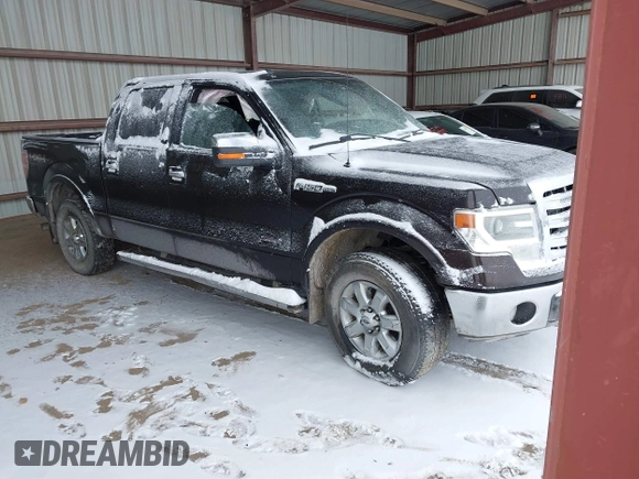 2014 Ford F-150 XL with VIN 1FTFW1ET8EKG05462, listed as a IAAI auction lot 41557383 with 178,404 mi miles. Bid and sale history available at carsss.com. Image 1.