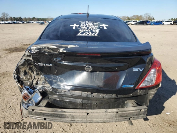 2014 Nissan Versa S with VIN 3N1CN7AP2EK451162, listed as a Copart auction lot 89150645 with 116,321 mi miles and Salvage Title. Bid and sale history available at DreamBid. Image 6.