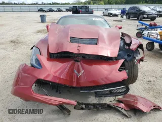 2015 Chevrolet Corvette Z51 3LT with VIN 1G1YM2D7XF5100461, listed as a Copart auction lot 68673454 with Not Provided miles and Salvage Title. Bid and sale history available at carsss.com. Image 5.