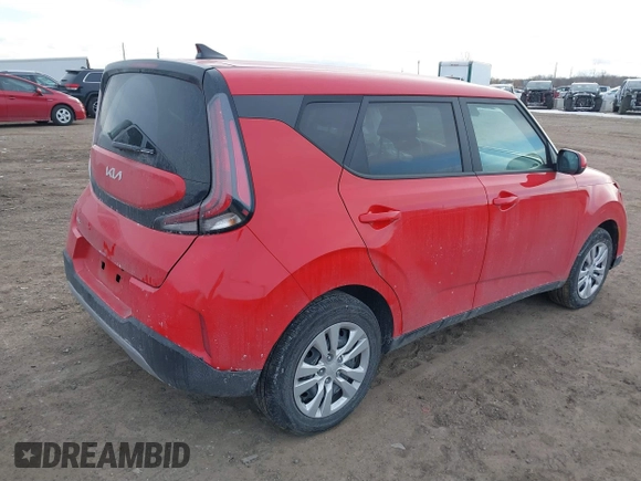 2024 Kia Soul LX with VIN KNDJ23AU4R7233417, listed as a IAAI auction lot 41416423 with 13,408 mi miles. Bid and sale history available at carsss.com. Image 4.