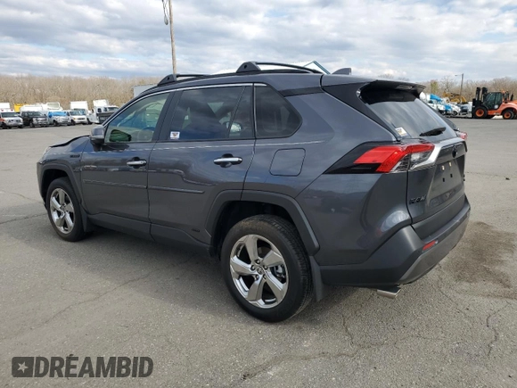 2020 Toyota RAV4 Hybrid Limited with VIN JTMDWRFV9LD066664, listed as a Copart auction lot 50167245 with 25,348 mi miles and Salvage Title. Bid and sale history available at carsss.com. Image 2.