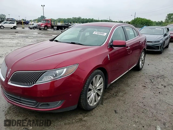 2013 Lincoln MKS EcoBoost with VIN 1LNHL9FTXDG606799, listed as a Copart auction lot 57469995 with 80,168 mi miles and Salvage title. Bid and sale history available at DreamBid. Image 14.