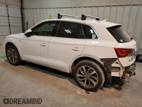 2022 Audi Q5 S line Premium z VIN WA1GAAFY6N2030009, wystawiony jako Copart lot #47274395 z przebiegiem 42 569 mil mil oraz Szkoda całkowita • Salvage title. Historia ofert i sprzedaży dostępna na DreamBid. Obrazek 2.