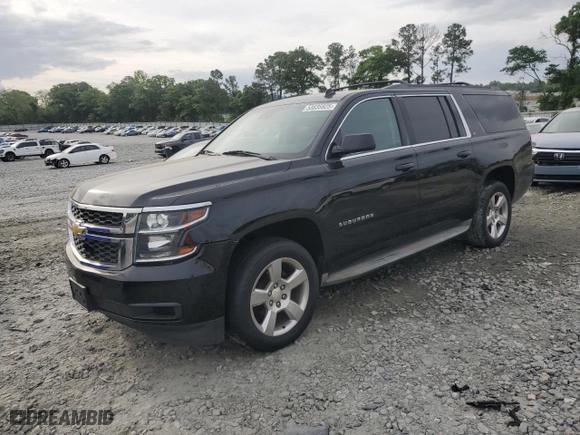 2015 Chevrolet Suburban LT with VIN 1GNSKJKCXFR149592, listed as a Copart auction lot 53835925 with 138,393 mi miles and Clean Title. Bid and sale history available at carsss.com. Image 1.
