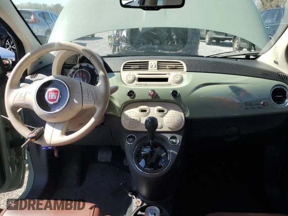 2012 FIAT 500 Gucci with VIN 3C3CFFER8CT381436, listed as a Copart auction lot 50696735 with 26,278 mi miles and Salvage Title. Bid and sale history available at carsss.com. Image 8.