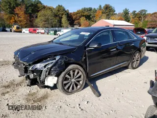 2018 Cadillac XTS Livery with VIN 2G61U5S38J9148386, listed as a Copart auction lot 77175064 with 96,542 mi miles and Salvage Title. Bid and sale history available at carsss.com. Image 1.