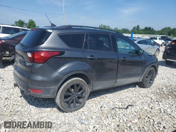 2019 Ford Escape Titanium with VIN 1FMCU9J97KUB89644, listed as a Copart auction lot 63655975 with 88,005 mi miles and Clean title. Bid and sale history available at DreamBid. Image 3.