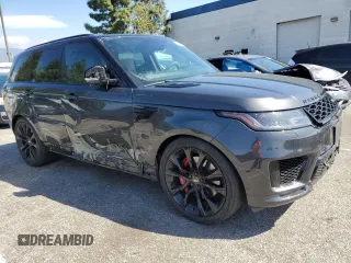 2022 Land Rover Range Rover Sport HST with VIN SALWS2RU8NA207459, listed as a Copart auction lot 49181275 with 29,877 mi miles and Salvage title. Bid and sale history available at DreamBid. Image 4.