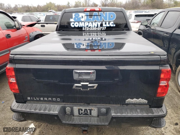 2015 Chevrolet Silverado 1500 High Country with VIN 3GCUKTEJXFG343000, listed as a Copart auction lot 79614734 with 175,511 mi miles and Salvage Title. Bid and sale history available at carsss.com. Image 6.
