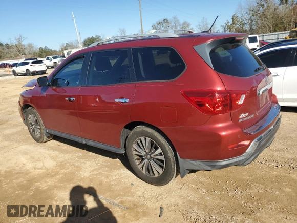 2017 Nissan Pathfinder S with VIN 5N1DR2MN4HC637682, listed as a Copart auction lot 46925335 with 116,934 mi miles and Non Repairable. Bid and sale history available at DreamBid. Image 2.