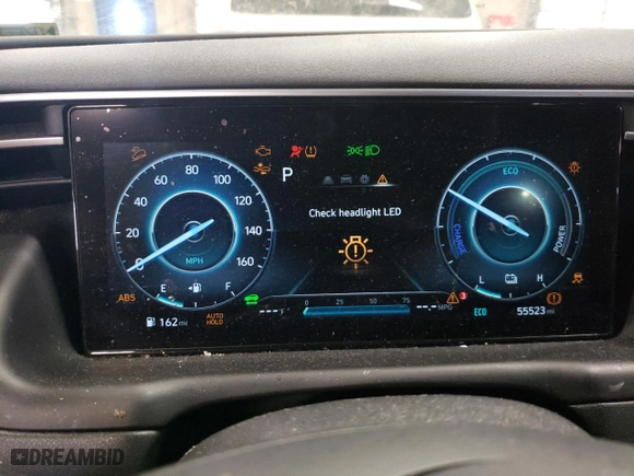 2022 Hyundai Tucson Hybrid SEL Convenience with VIN KM8JFCA11NU026436, listed as a Copart auction lot 44346485 with 55,523 mi miles and Salvage Title. Bid and sale history available at carsss.com. Image 9.