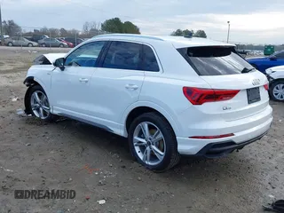 2023 Audi Q3 S line Premium Plus with VIN WA1EECF36P1140594, listed as a IAAI auction lot 41283650 with 14,793 mi miles and . Bid and sale history available at DreamBid. Image 3.