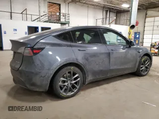 2023 Tesla Model Y Long Range with VIN 7SAYGDEE8PA034239, listed as a Copart auction lot 46429785 with 66,944 mi miles and Non Repairable. Bid and sale history available at DreamBid. Image 3.