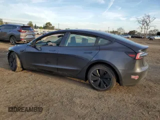 2024 Tesla Model 3 Long Range with VIN 5YJ3E1EB5RF753911, listed as a Copart auction lot 45477385 with 12,164 mi miles and Salvage Title. Bid and sale history available at DreamBid. Image 2.