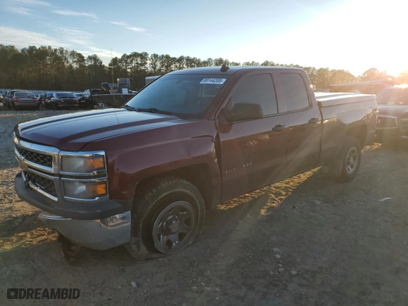 2014 Chevrolet Silverado 1500 Work Truck with VIN 1GCRCPEC9EZ414309, listed as a Copart auction lot 88144205 with 246,382 mi miles and Salvage Title. Bid and sale history available at carsss.com. Image 1.