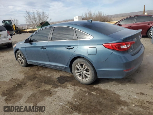2016 Hyundai Sonata 2.4L with VIN 5NPE24AF4GH401509, listed as a Copart auction lot 44973315 with 139,952 mi miles and Salvage Title. Bid and sale history available at carsss.com. Image 2.