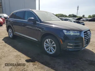 2017 Audi Q7 Premium Plus with VIN WA1LABF72HD053565, listed as a Copart auction lot 53044095 with 58,753 mi miles and Salvage Title. Bid and sale history available at DreamBid. Image 4.