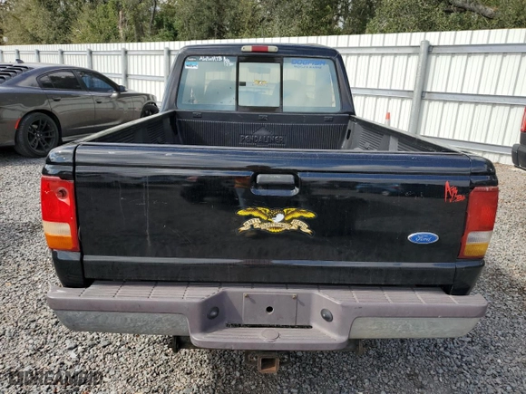 1996 Ford Ranger XLT with VIN 1FTCR14X1TPB15671, listed as a Copart auction lot 44339185 with 184,075 mi miles and Salvage Title. Bid and sale history available at carsss.com. Image 6.