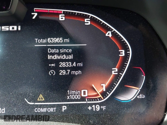2021 BMW X7 M50i with VIN 5UXCX6C07M9G39230, listed as a IAAI auction lot 41409366 with 63,965 mi miles. Bid and sale history available at carsss.com. Image 16.