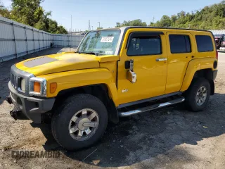 2007 Hummer H3 SUV with VIN 5GTDN13E178121818, listed as a Copart auction lot 73537054 with 212,037 mi miles and Clean Title. Bid and sale history available at carsss.com. Image 1.