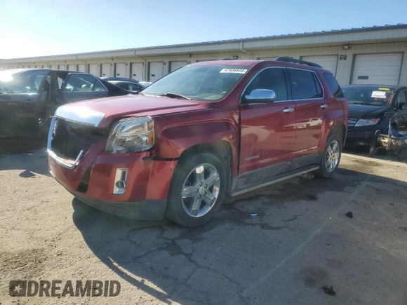 2013 GMC Terrain SLT with VIN 2GKFLUE36D6127722, listed as a Copart auction lot 47936645 with 214,169 mi miles and Salvage Title. Bid and sale history available at carsss.com. Image 1.