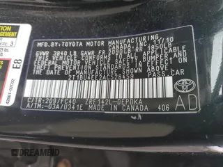2010 Toyota Corolla with VIN 2T1BU4EE2AC528459, listed as a Copart auction lot 52797495 with 25,809 mi miles and Salvage Title. Bid and sale history available at carsss.com. Image 14.
