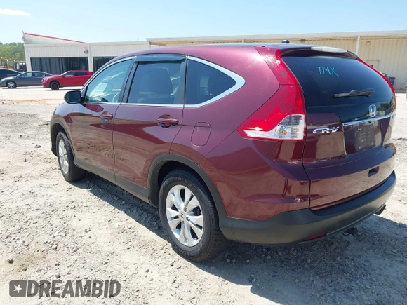 2014 Honda CR-V EX with VIN 5J6RM4H54EL033361, listed as a IAAI auction lot 42143124 with 1 mi miles. Bid and sale history available at carsss.com. Image 3.