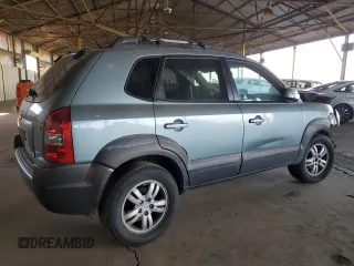 2006 Hyundai Tucson GLS with VIN KM8JN12D46U380226, listed as a Copart auction lot 52453845 with 161,977 mi miles and Salvage Title. Bid and sale history available at carsss.com. Image 3.