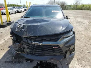 2019 Chevrolet Blazer RS with VIN 3GNKBJRS7KS634910, listed as a Copart auction lot 54093715 with 168,518 mi miles and Salvage title. Bid and sale history available at DreamBid. Image 5.