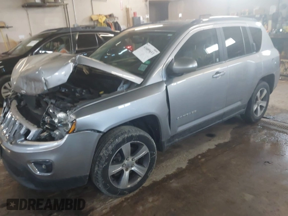 2016 Jeep Compass High Altitude Edition with VIN 1C4NJCEA2GD720148, listed as a IAAI auction lot 41689653 with 97,400 mi miles. Bid and sale history available at carsss.com. Image 2.