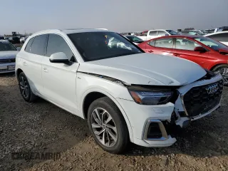 2022 Audi Q5 S line Prestige with VIN WA1FAAFY0N2024797, listed as a Copart auction lot 83472074 with 0 mi miles and Salvage Title. Bid and sale history available at carsss.com. Image 4.