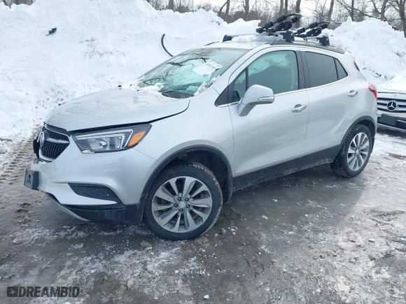 2018 Buick Encore Preferred with VIN KL4CJESB2JB618748, listed as a IAAI auction lot 41551994 with 55,259 mi miles. Bid and sale history available at carsss.com. Image 16.