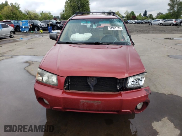 2005 Subaru Forester XS с VIN JF1SG65665H707381, выставлен на аукционе Copart как лот 54961725 с пробегом 251 674 миль миль и Списание • Salvage title. История ставок и продаж доступна на DreamBid. Изображение 5.