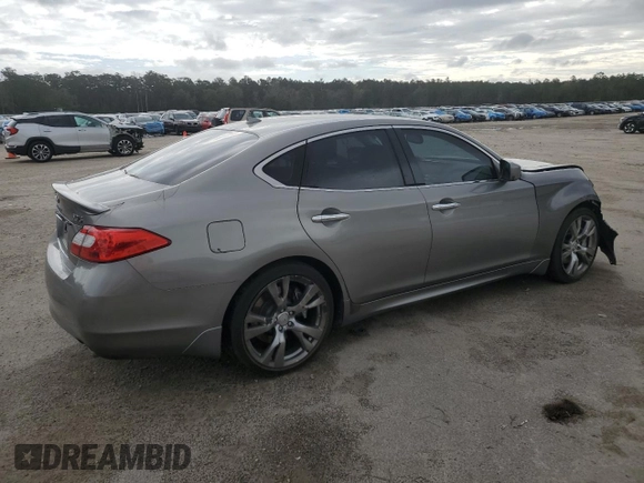 2012 Infiniti M37 with VIN JN1BY1AP0CM331616, listed as a Copart auction lot 80038414 with 148,145 mi miles and Salvage Title. Bid and sale history available at carsss.com. Image 3.