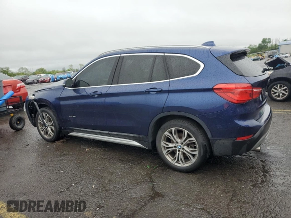 2017 BMW X1 xDrive28i with VIN WBXHT3C36H5F86273, listed as a Copart auction lot 56117875 with 55,948 mi miles and Salvage title. Bid and sale history available at DreamBid. Image 2.