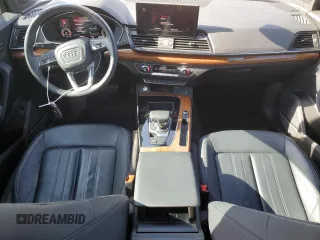 2023 Audi Q5 S line Premium Plus with VIN WA1EAAFYXP2172518, listed as a Copart auction lot 53387225 with 20,934 mi miles and Salvage title. Bid and sale history available at DreamBid. Image 8.