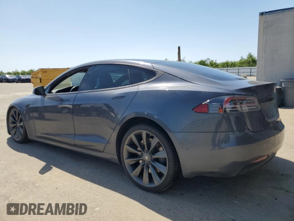 2016 Tesla Model S 90D with VIN 5YJSA1E22GF177120, listed as a Copart auction lot 51972885 with 73,441 mi miles and Salvage title. Bid and sale history available at DreamBid. Image 2.