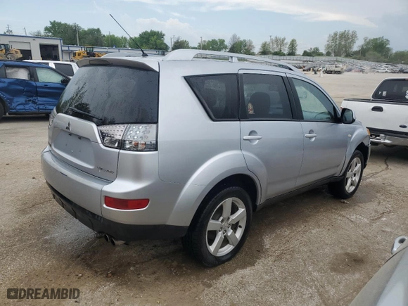 2007 Mitsubishi Outlander XLS with VIN JA4MS41X67Z012653, listed as a Copart auction lot 48085584 with 254,979 mi miles and Salvage Title. Bid and sale history available at carsss.com. Image 3.