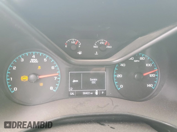 2022 Chevrolet Colorado 4WD LT with VIN 1GCGTCEN1N1225623, listed as a Copart auction lot 47280025 with 56,422 mi miles and Salvage Title. Bid and sale history available at carsss.com. Image 9.